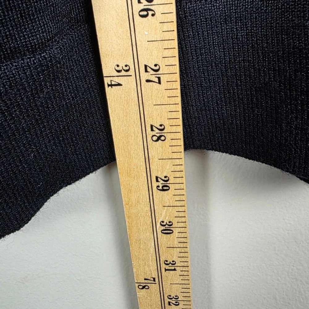 Banana Republic Men‎ XL 100% Merino Wool Sweater Black Academia Preppy Layering
